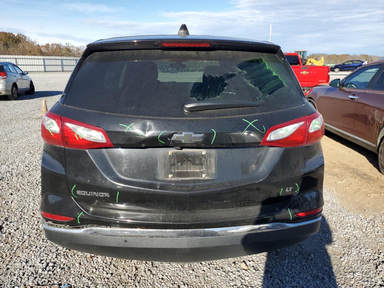 2018 Chevrolet Equinox VIN 2GNAXJEV4J6235009 Copart auction photo, rear end / minor dent/scratches damage thumbnail 6