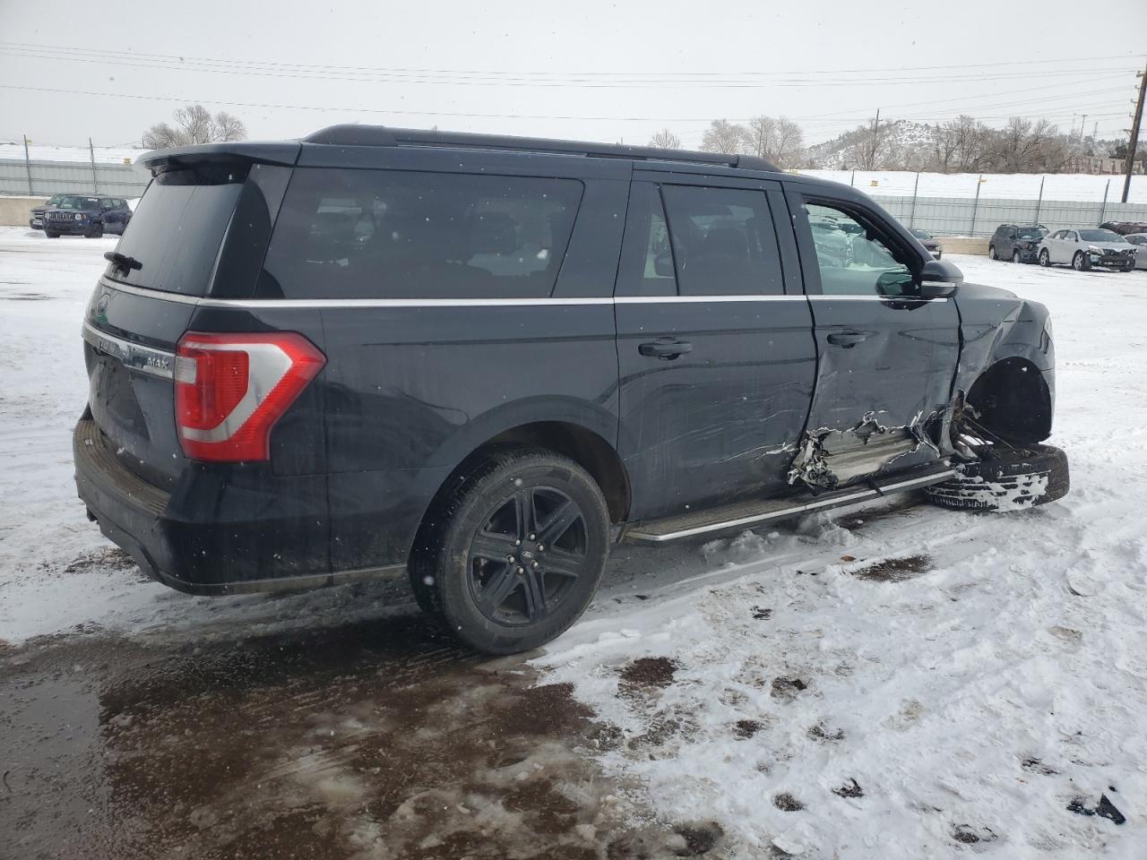 2021 Ford Expedition VIN 1FMJK1JT8MEA49626 Copart auction photo, front end / side damage thumbnail 3