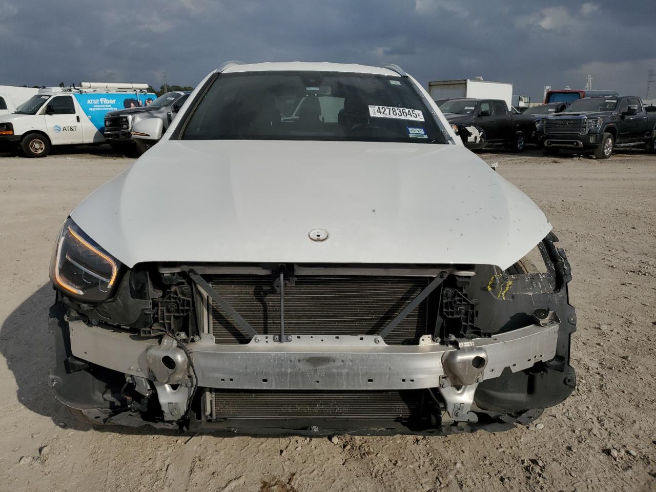 2020 Mercedes-Benz GLC VIN WDC0G8DB1LF727908 Copart auction photo, front end / side damage thumbnail 5