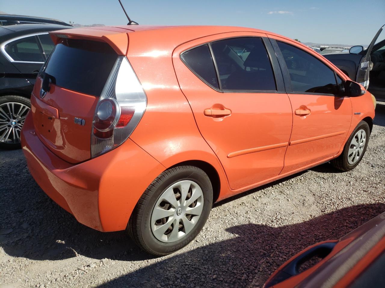 2012 Toyota Prius VIN JTDKDTB39C1020185 Copart auction photo, front end damage thumbnail 3