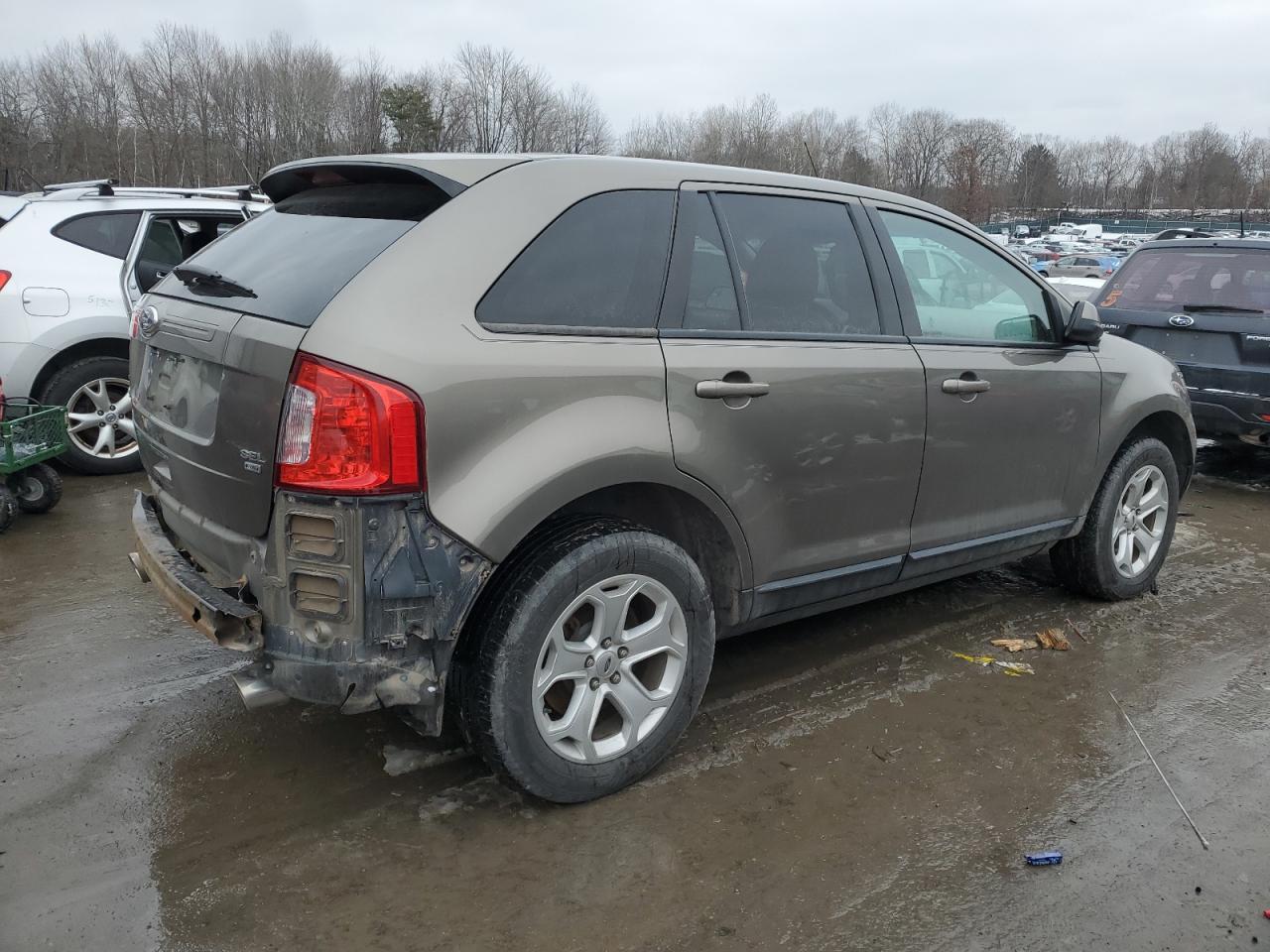 2013 Ford Edge VIN 2FMDK4JC9DBC96972 Copart auction photo, rear end damage thumbnail 3