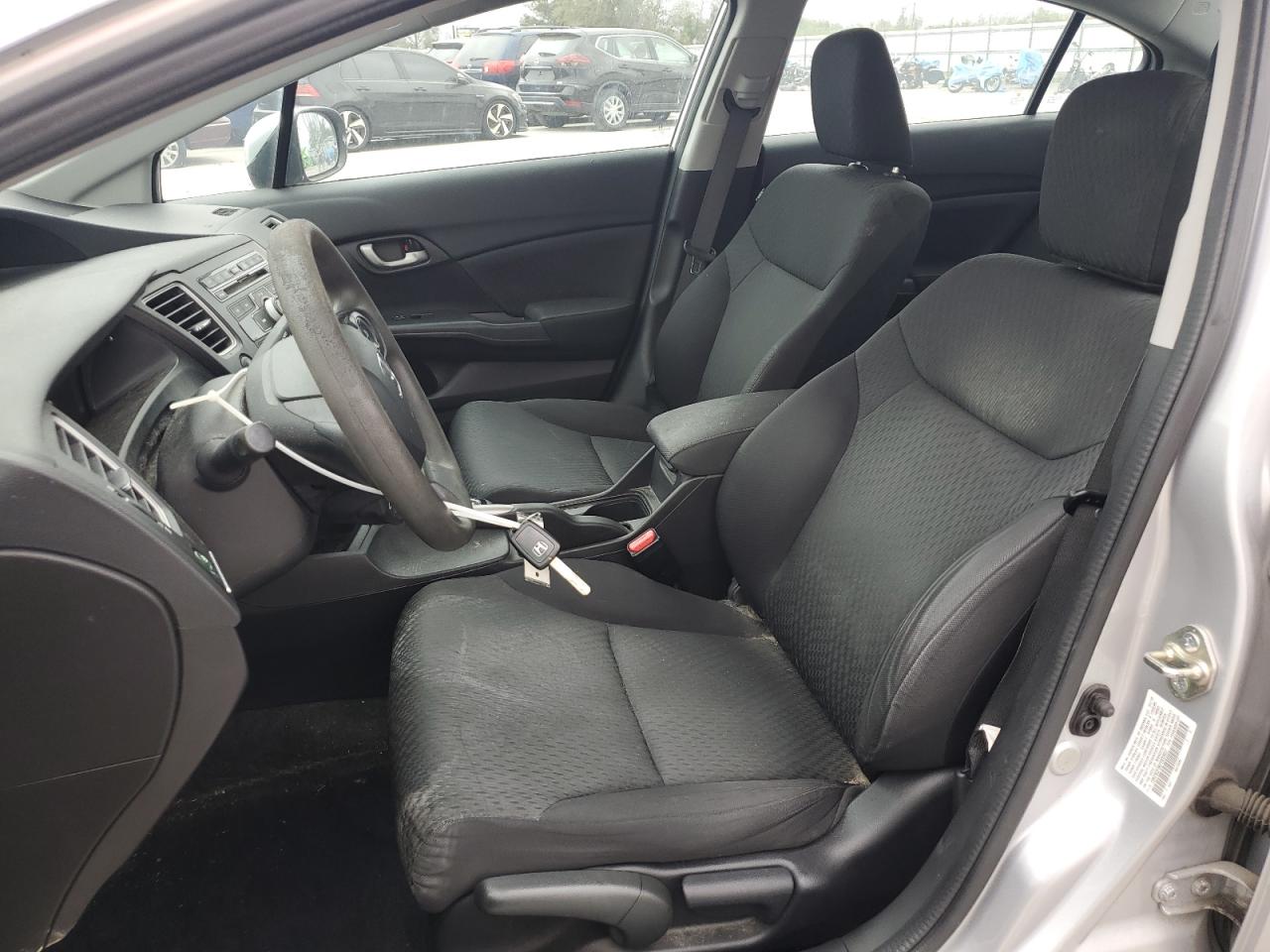2015 Honda Civic VIN 19XFB2F56FE033037 Copart auction photo, rear end damage thumbnail 7