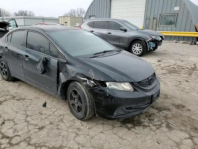 2015 Honda Civic VIN 2HGFB2F55FH510465 Copart auction photo, all over damage thumbnail 11