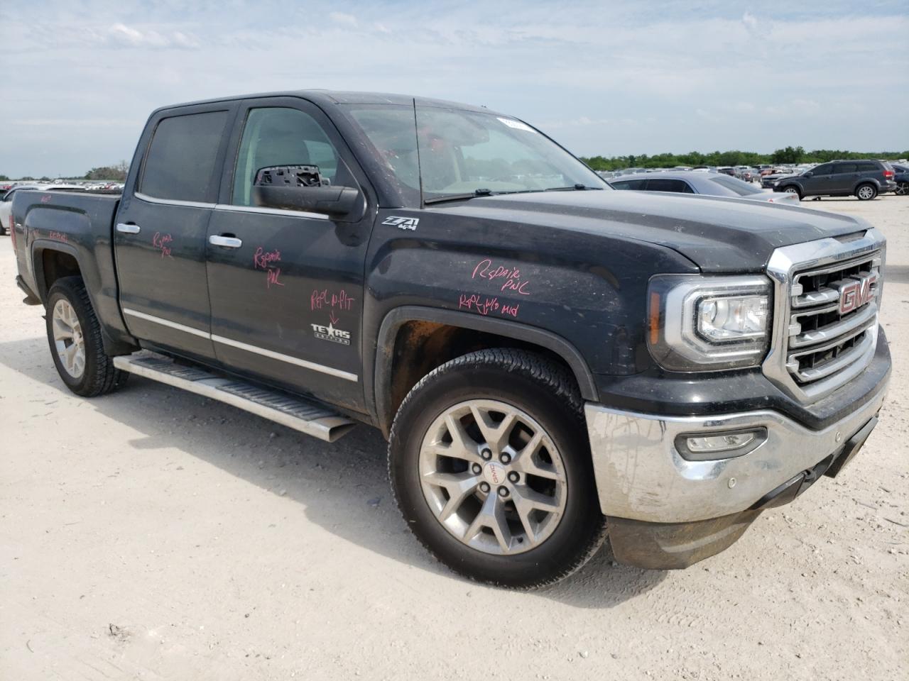 2017 GMC Sierra VIN 3GTU2NECXHG296518 Copart auction photo, all over / minor dent/scratches damage thumbnail 4