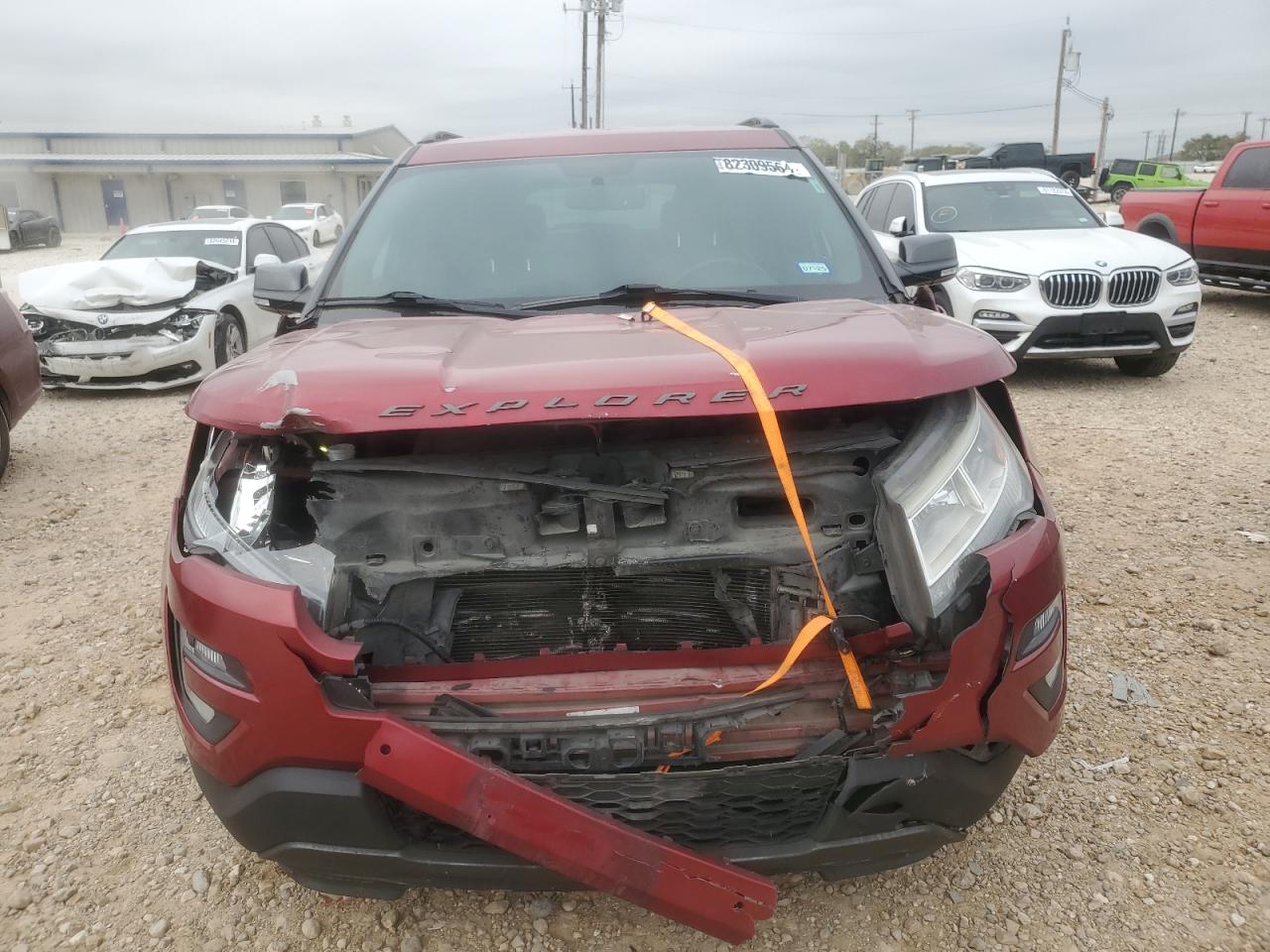 2017 Ford Explorer VIN 1FM5K7D80HGD16621 Copart auction photo, front end damage thumbnail 5