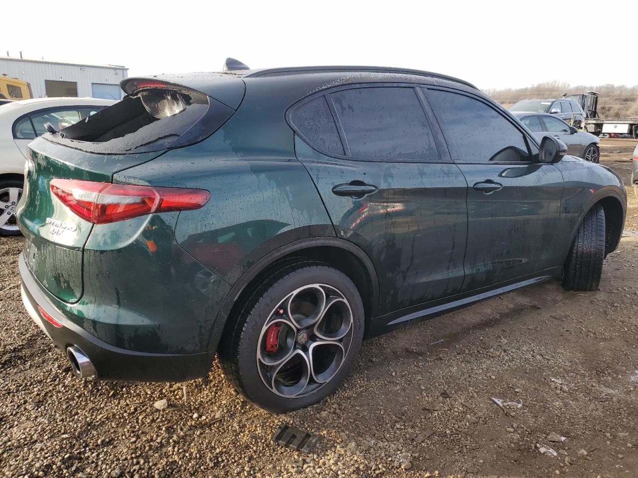 2019 Alfa Romeo Stelvio VIN ZASPAKBN0K7C44393 Copart auction photo, burn - interior damage thumbnail 3