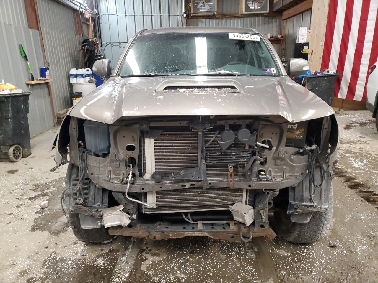 2012 Toyota Tacoma VIN 5TFLU4EN4CX025587 Copart auction photo, front end damage thumbnail 5