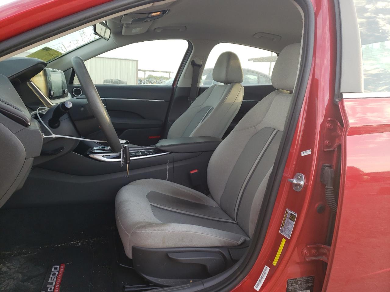 2021 Hyundai Sonata VIN 5NPEG4JAXMH105296 Copart auction photo, side damage thumbnail 9