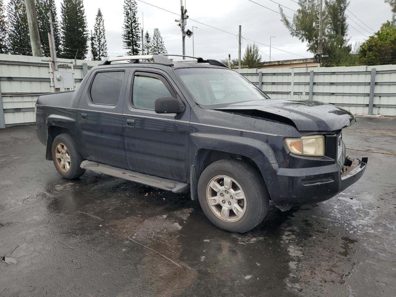 2006 Honda Ridgeline VIN 2HJYK164X6H527962 Copart auction photo, front end damage thumbnail 4