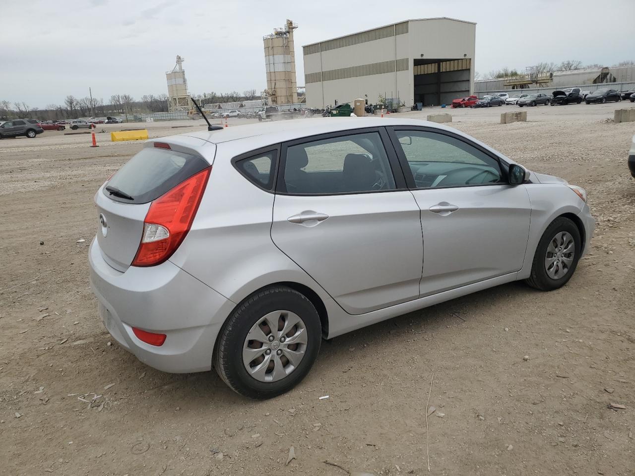 2017 Hyundai Accent VIN KMHCT5AE5HU307093 Copart auction photo, hail damage thumbnail 3