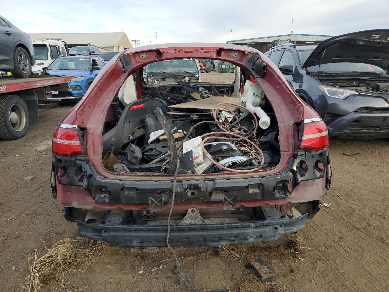 2016 Mercedes-Benz GLE VIN 4JGED6EB8GA033321 Copart auction photo, vandalism damage thumbnail 6