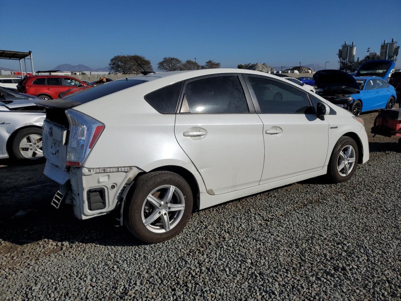 2010 Toyota Prius VIN JTDKN3DU3A0158245 Copart auction photo, front end / rear end damage thumbnail 3