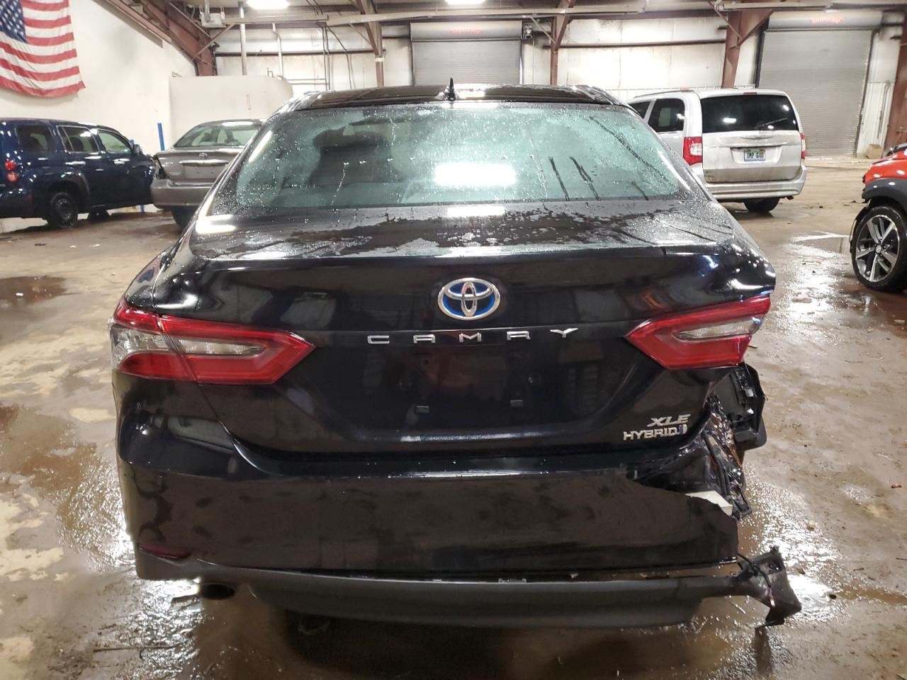 2022 Toyota Camry VIN 4T1F31AK9NU586006 Copart auction photo, rear end / side damage thumbnail 6
