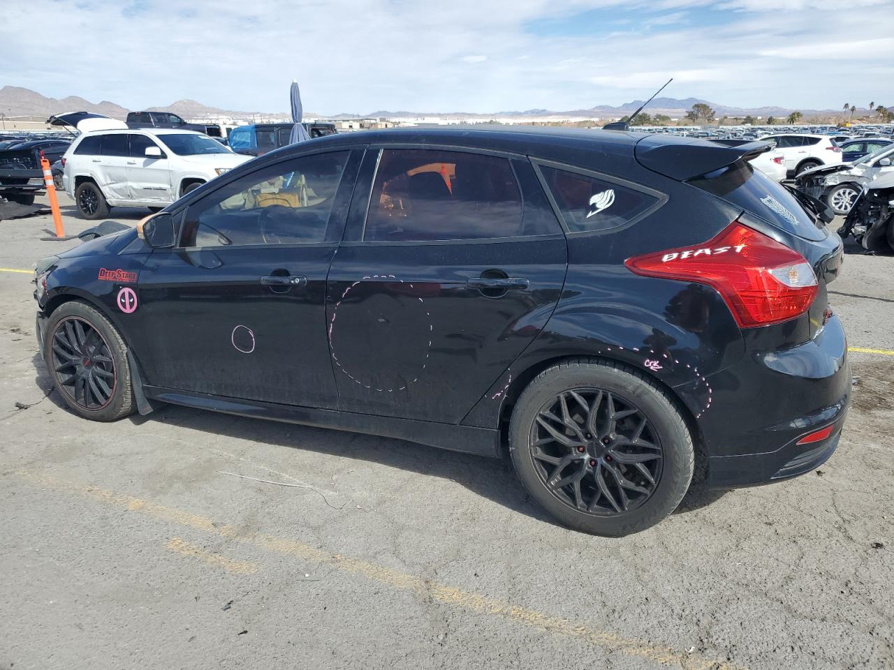 2014 Ford Focus VIN 1FADP3L93EL212377 Copart auction photo, front end damage thumbnail 2