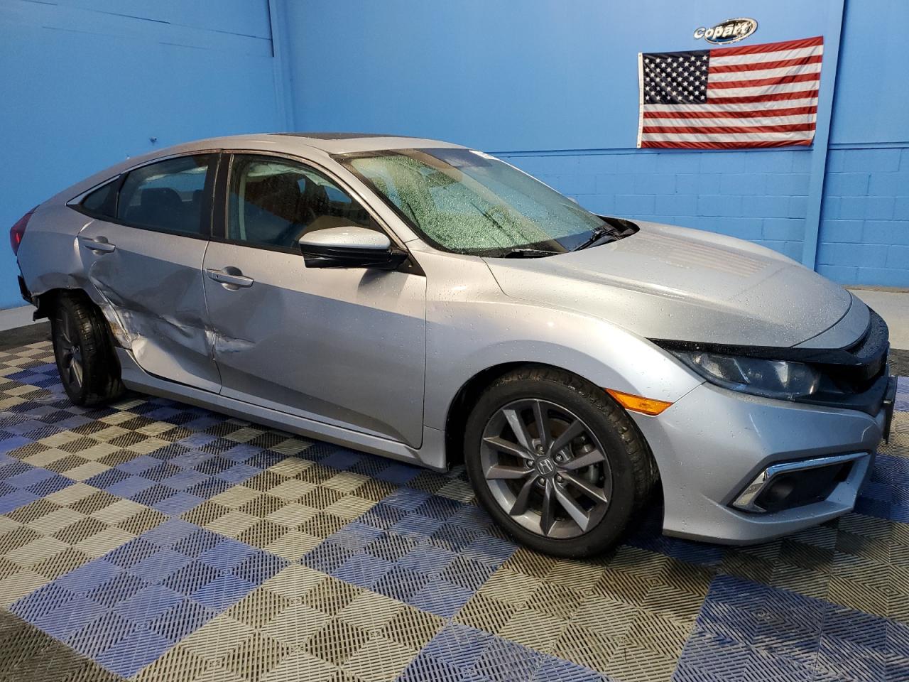 2020 Honda Civic VIN 19XFC1F30LE217326 Copart auction photo, all over / frame damage damage thumbnail 4