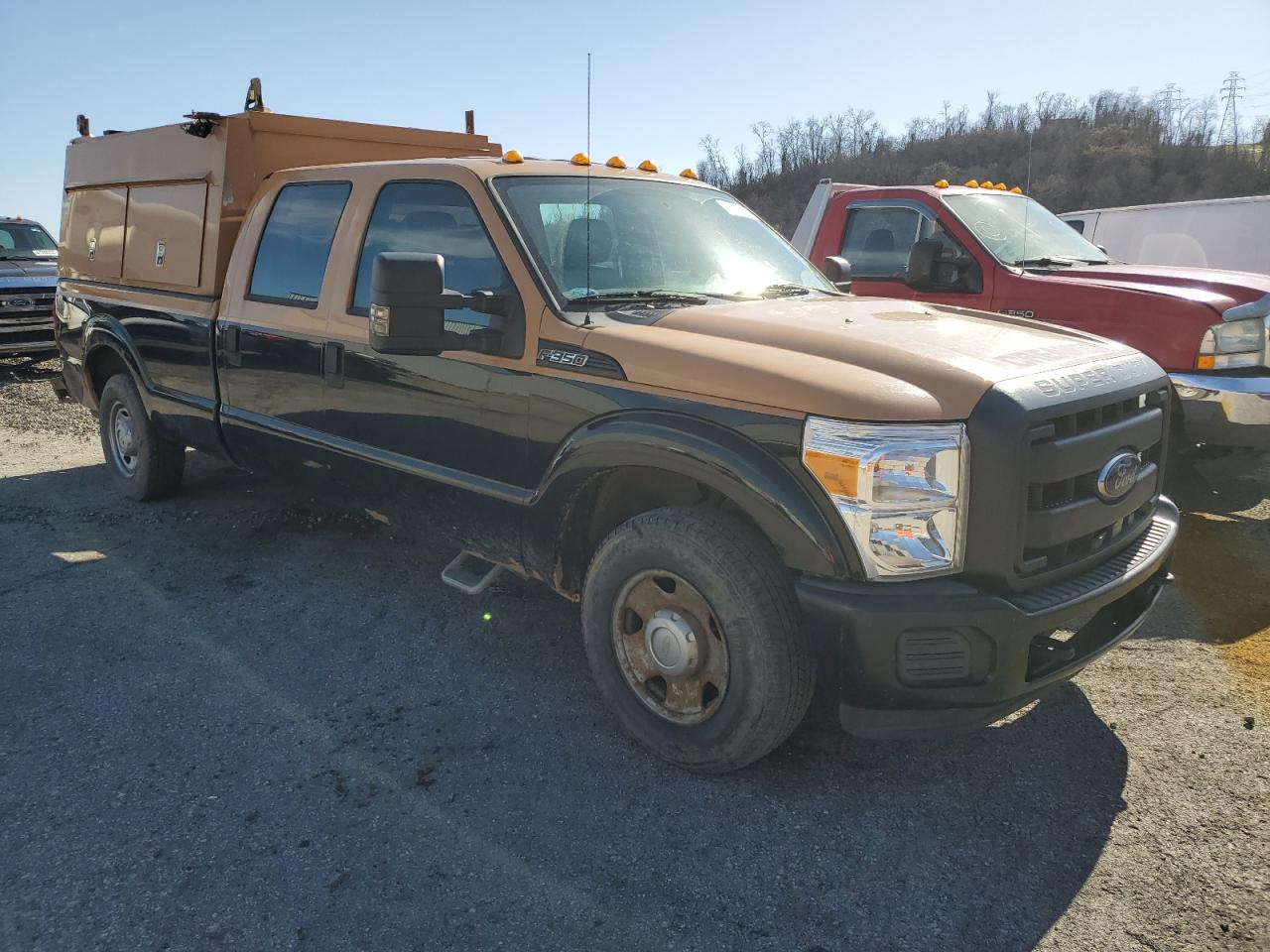 2014 Ford F350 VIN 1FT8W3A64EEB37622 Copart auction photo, rear end damage thumbnail 4