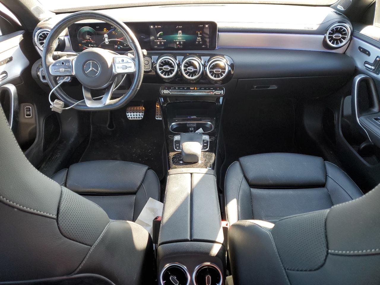 2020 Mercedes-Benz CLA-klasse VIN WDD5J4HB9LN070383 Copart auction photo, front end / side damage thumbnail 8