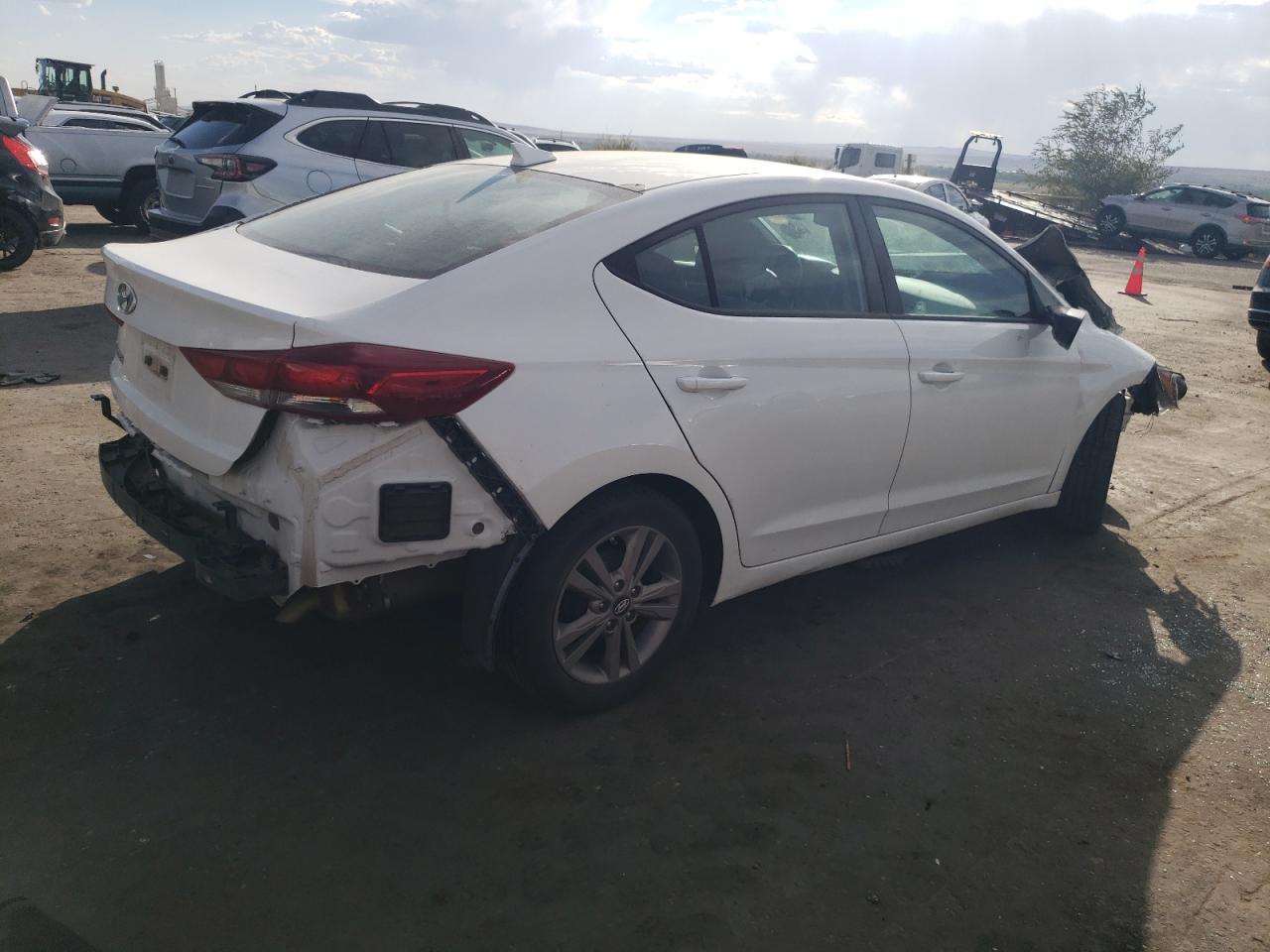 2017 Hyundai Elantra VIN 5NPD84LF6HH036940 Copart auction photo, front end / rear end damage thumbnail 3