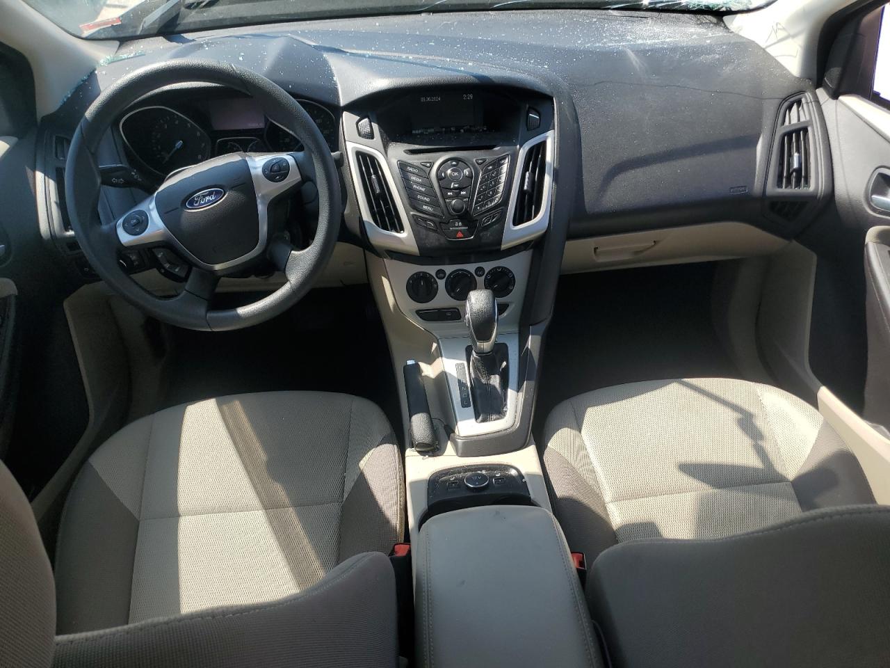 2014 Ford Focus VIN 1FADP3F27EL218648 Copart auction photo, all over / front end damage thumbnail 8