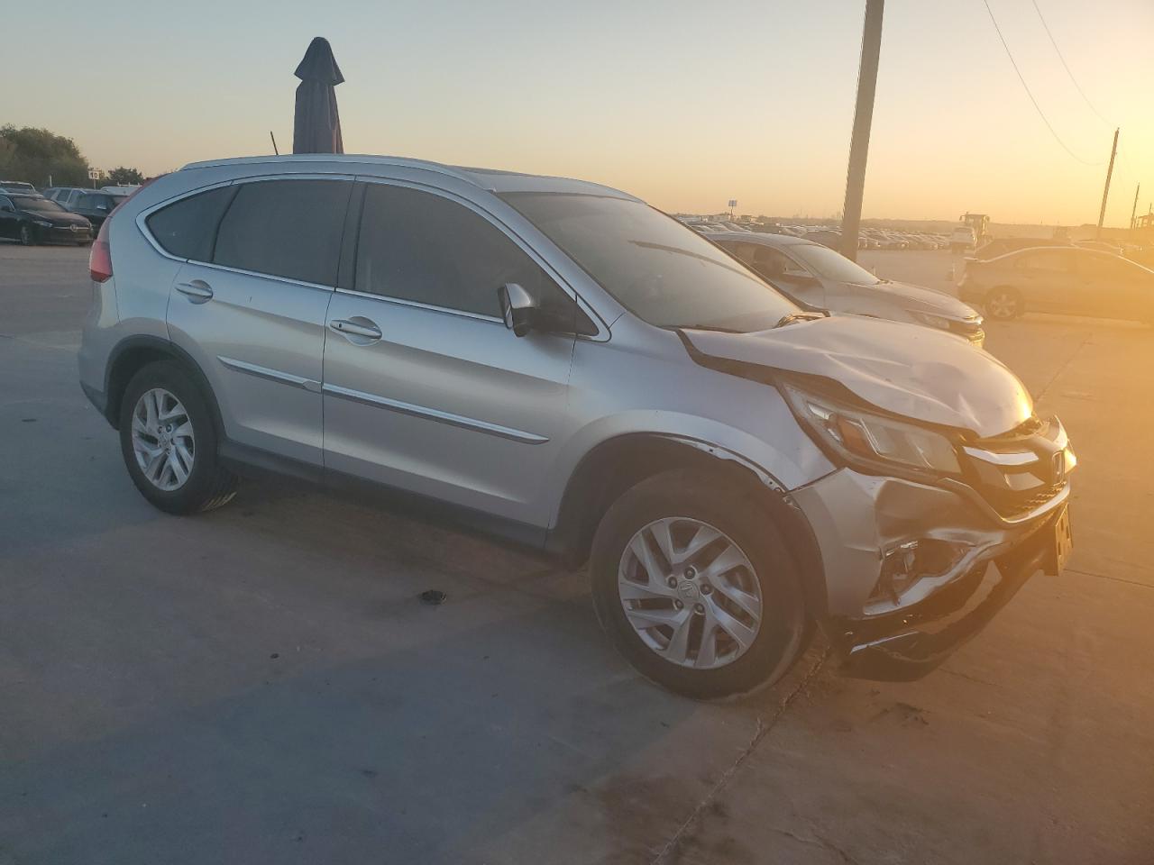 2015 Honda CR-V VIN 2HKRM3H74FH534029 Copart auction photo, front end damage thumbnail 4