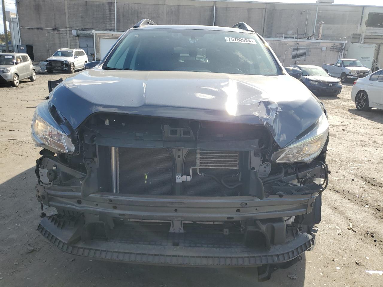2020 Subaru Ascent VIN 4S4WMACDXL3448277 Copart auction photo, front end / side damage thumbnail 5