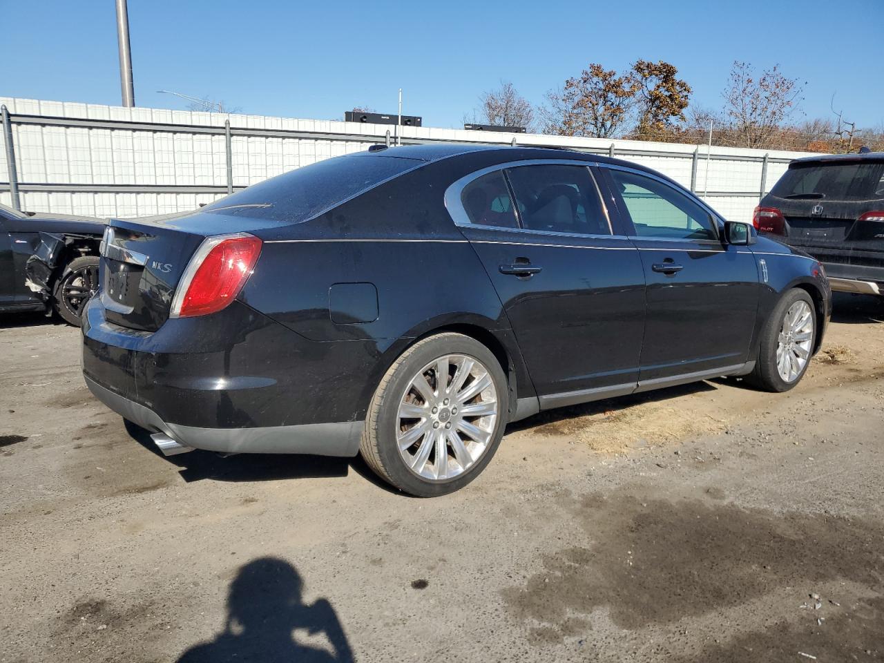 2012 Lincoln MKS VIN 1LNHL9DR3CG803660 Copart auction photo, front end / side damage thumbnail 3