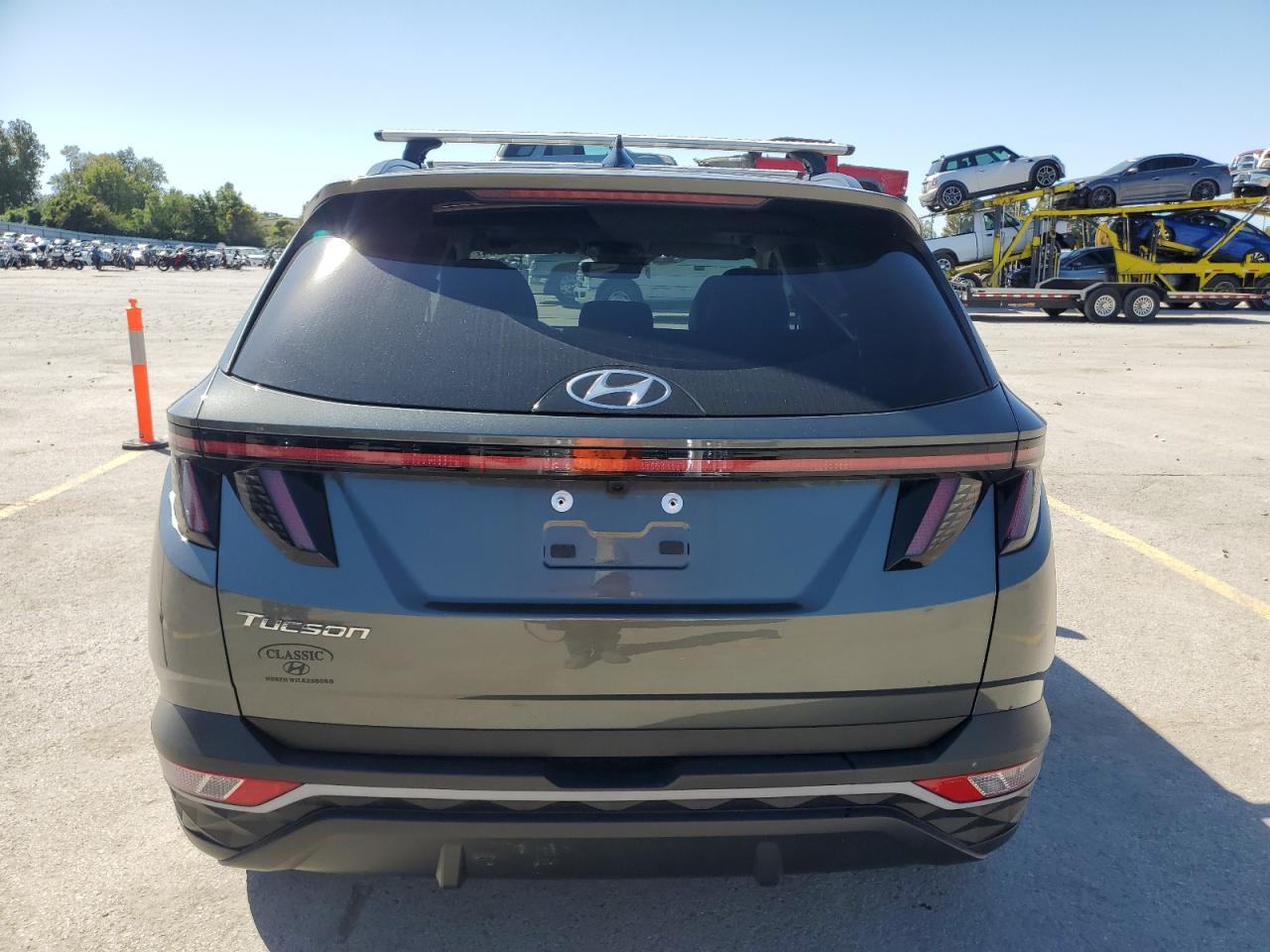 2022 Hyundai Tucson VIN 5NMJC3AE9NH130857 Copart auction photo, front end damage thumbnail 6