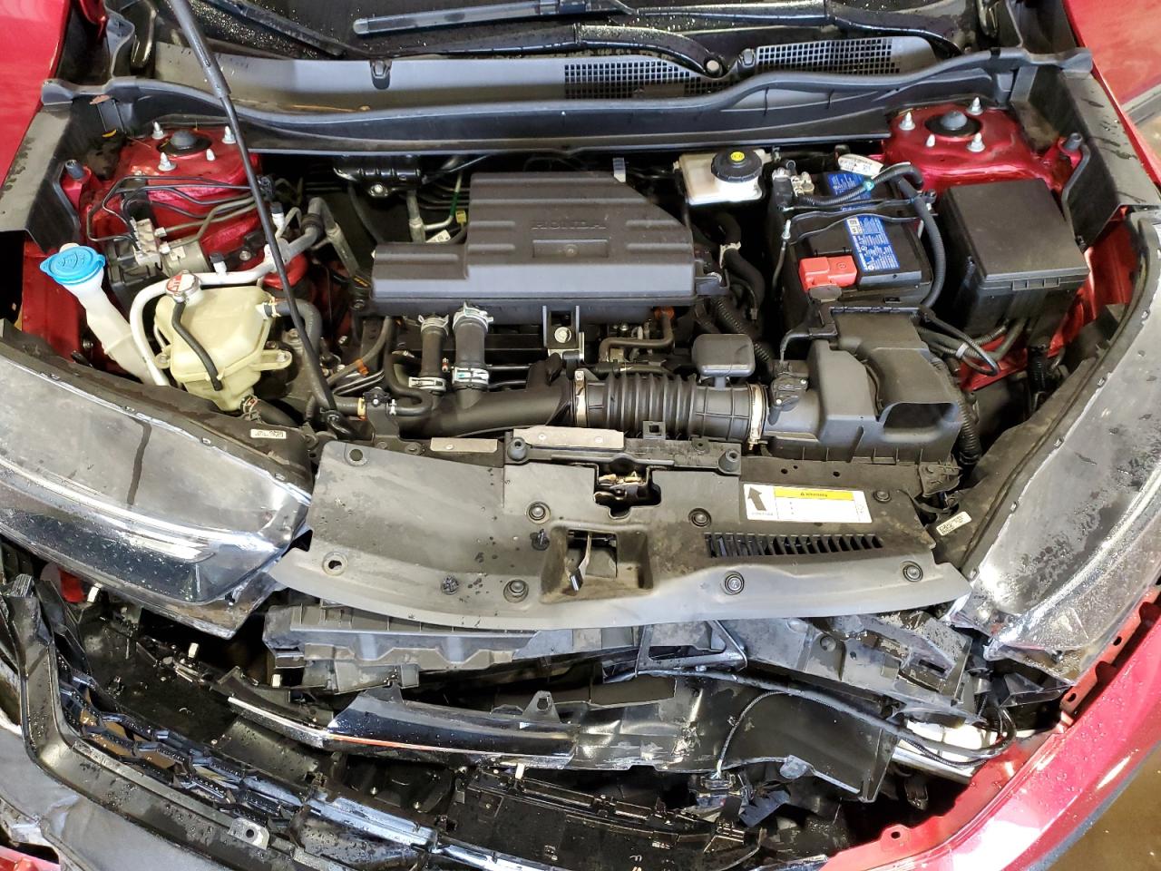2022 Honda CR-V VIN 2HKRW2H50NH629043 Copart auction photo, front end / side damage thumbnail 12