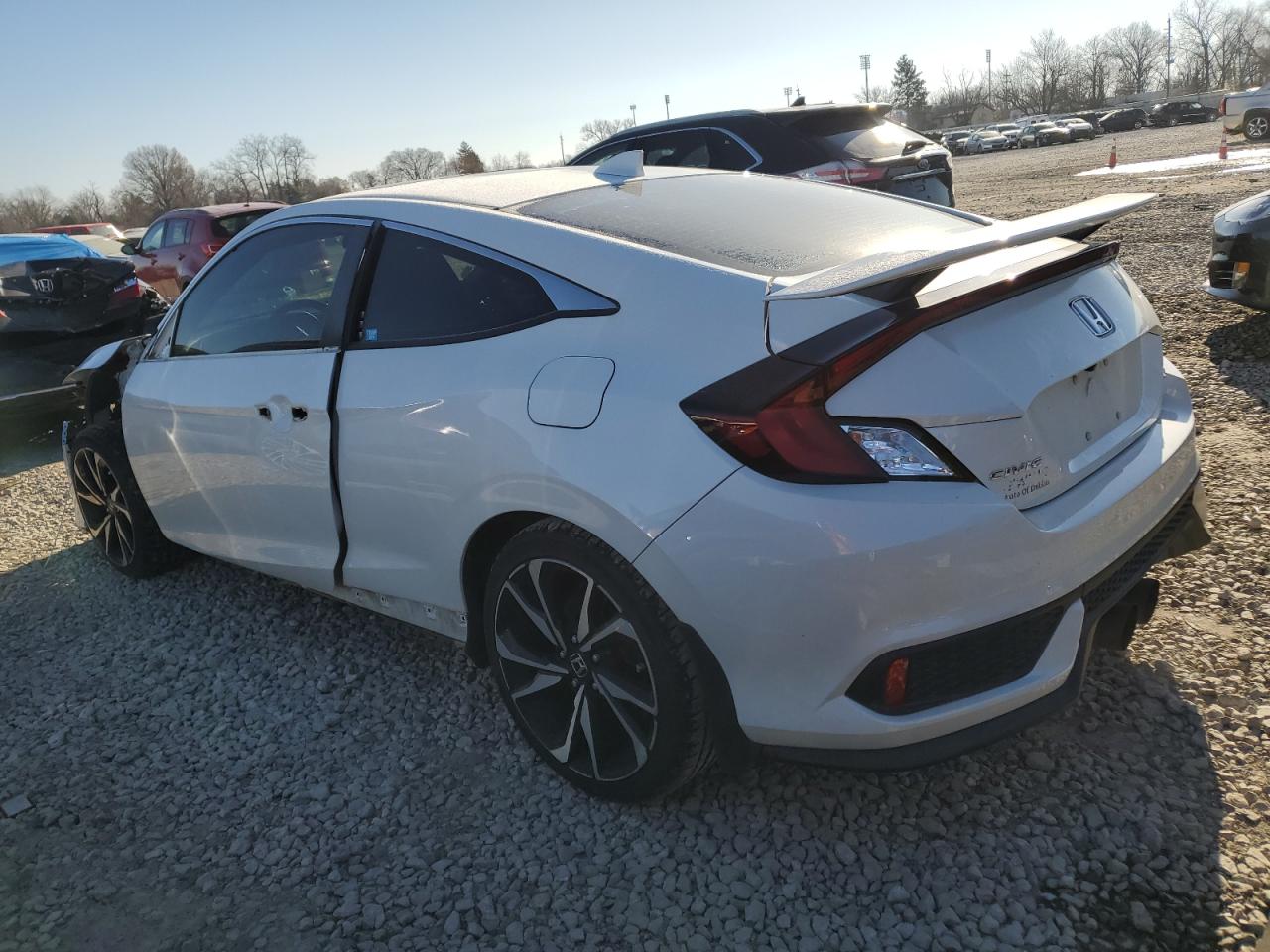 2018 Honda Civic VIN 2HGFC3A58JH752413 Copart auction photo, front end damage thumbnail 2