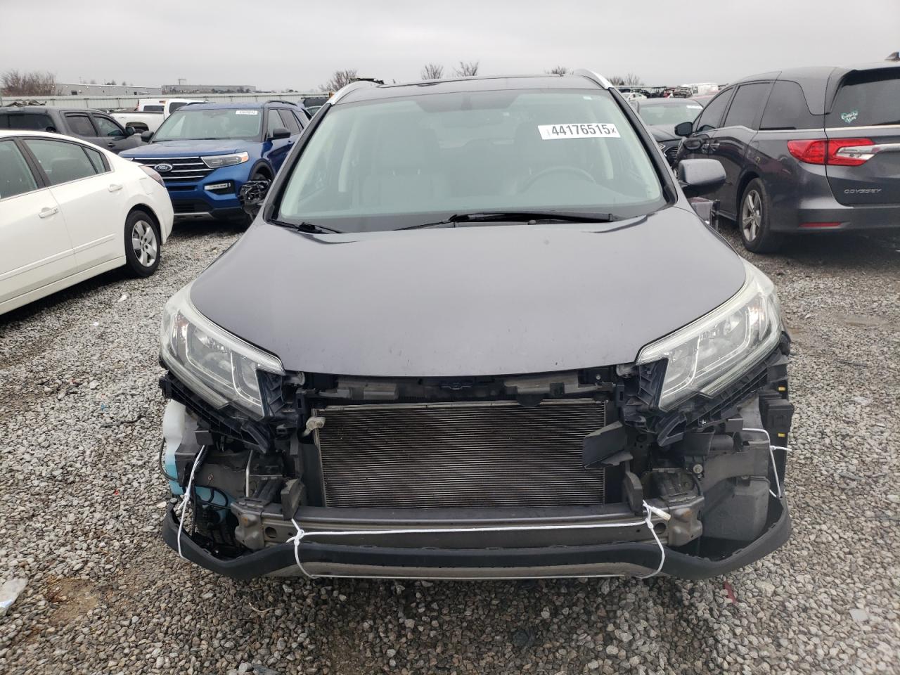 2016 Honda CR-V VIN 2HKRM4H72GH719042 Copart auction photo, front end / side damage thumbnail 5