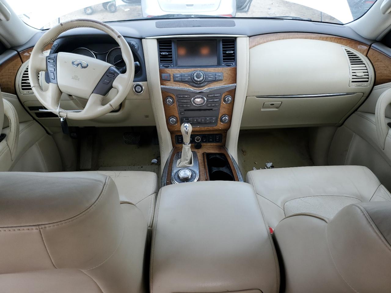 2013 Infiniti QX56 VIN JN8AZ2NEXD9040540 Copart auction photo, front end damage thumbnail 8