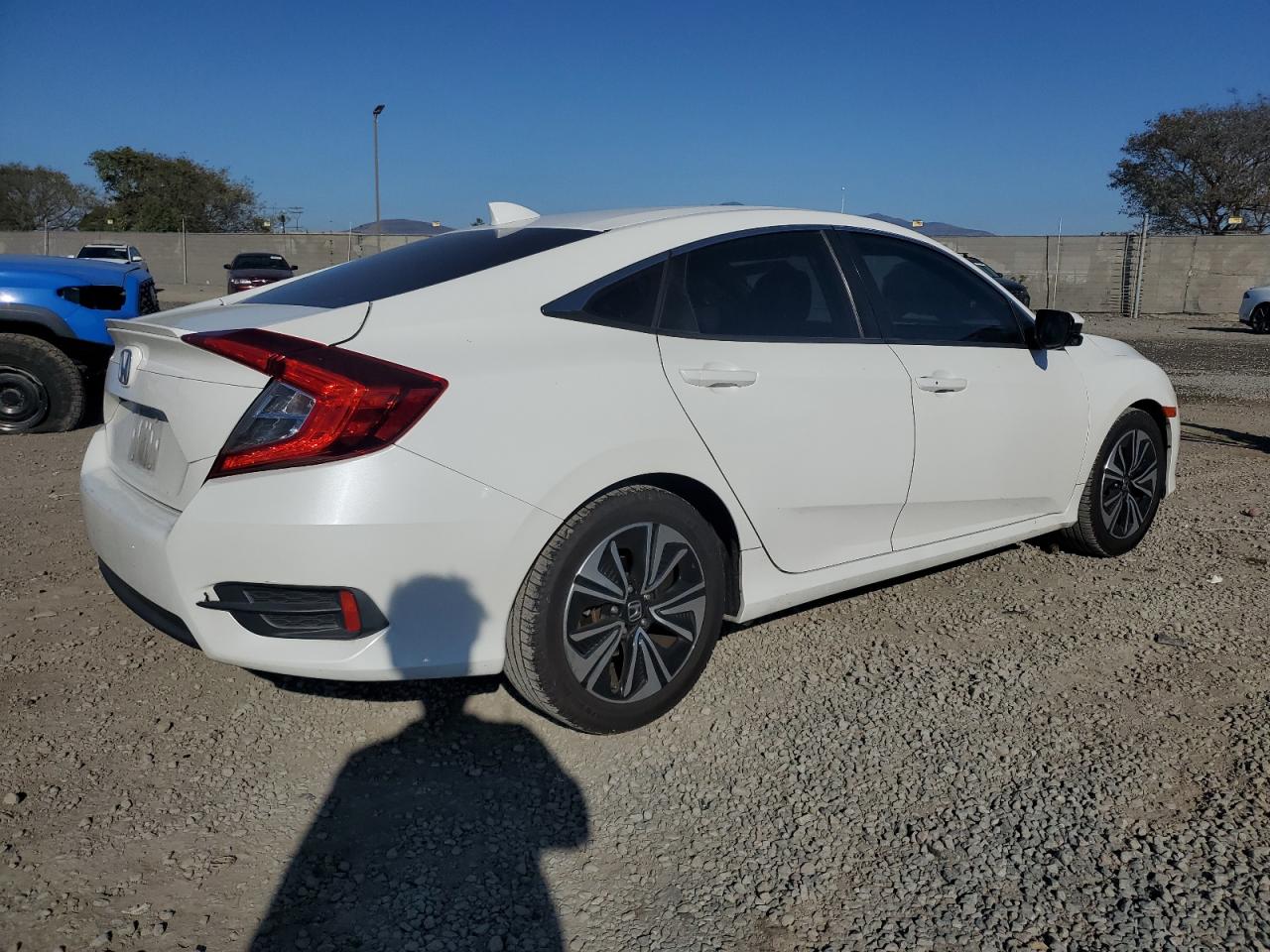 2017 Honda Civic VIN 2HGFC1F74HH641222 Copart auction photo, rear end damage thumbnail 3