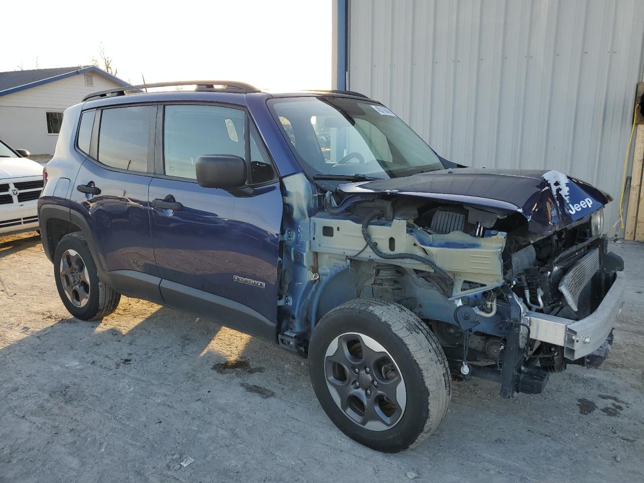 2017 Jeep Renegade VIN ZACCJBAB2HPG05990 Copart auction photo, front end damage thumbnail 4
