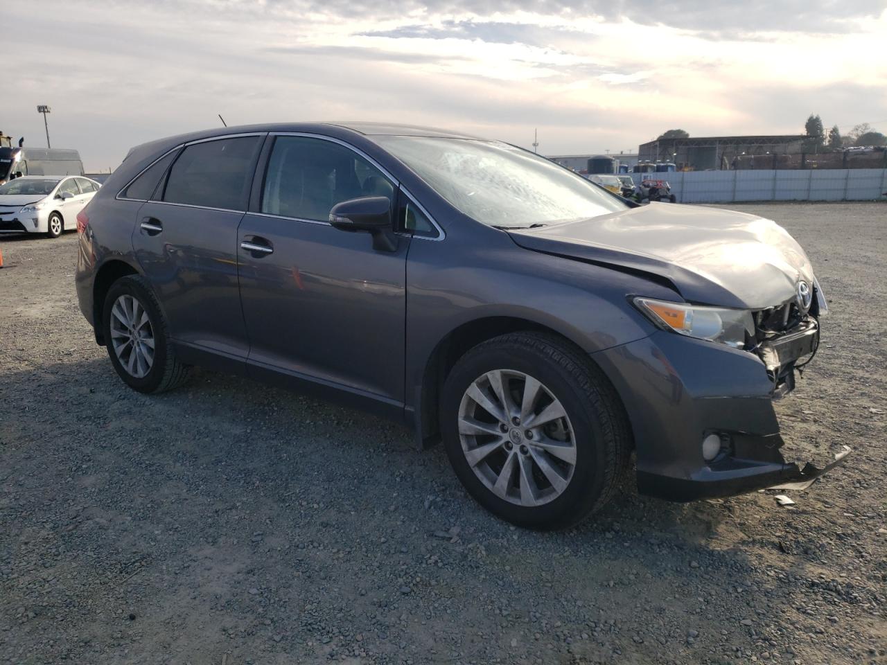 2015 Toyota Venza VIN 4T3ZA3BB7FU095648 Copart auction photo, front end / side damage thumbnail 4