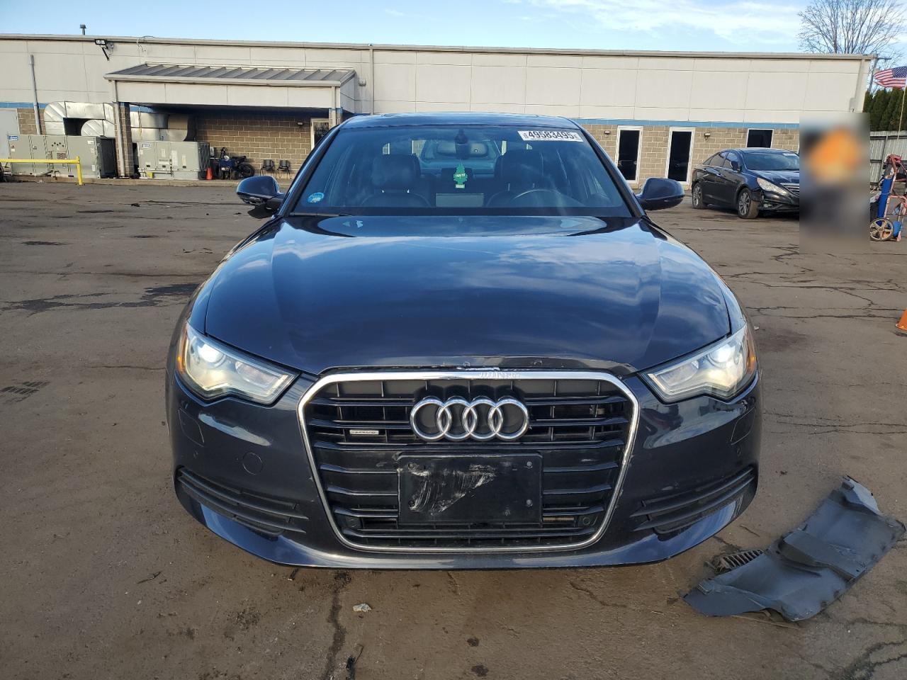 2015 Audi A6 VIN WAUGFAFC4FN045293 Copart auction photo, front end / side damage thumbnail 5