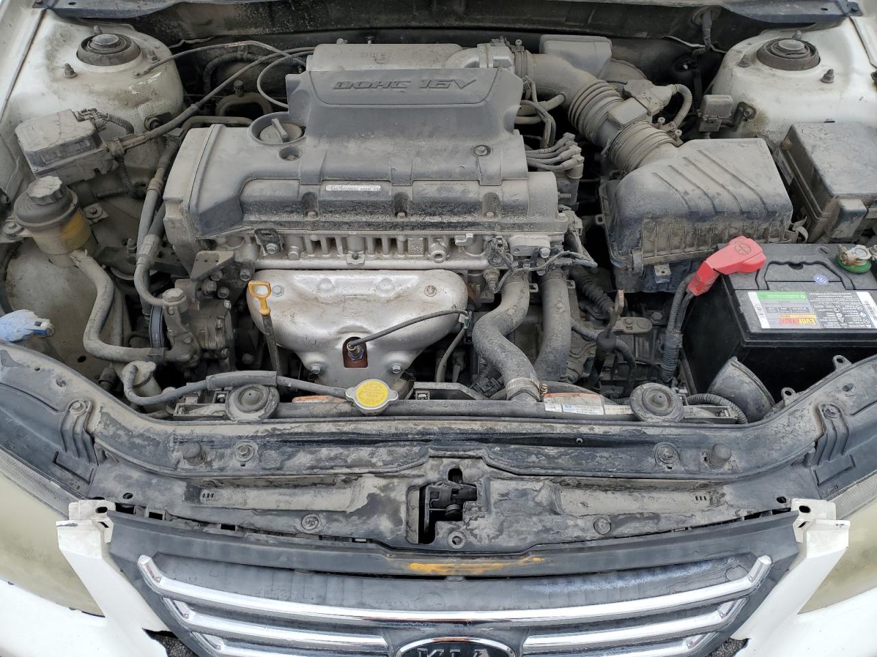 2009 KIA Spectra VIN KNAFE221995624146 Copart auction photo, front end damage thumbnail 11