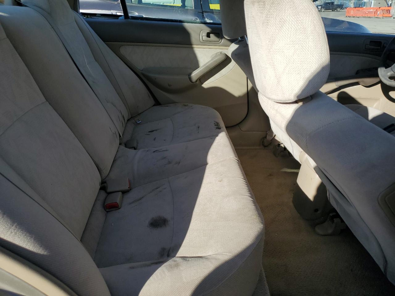 2001 Honda Civic VIN JHMES165X1S012248 Copart auction photo, all over damage thumbnail 10