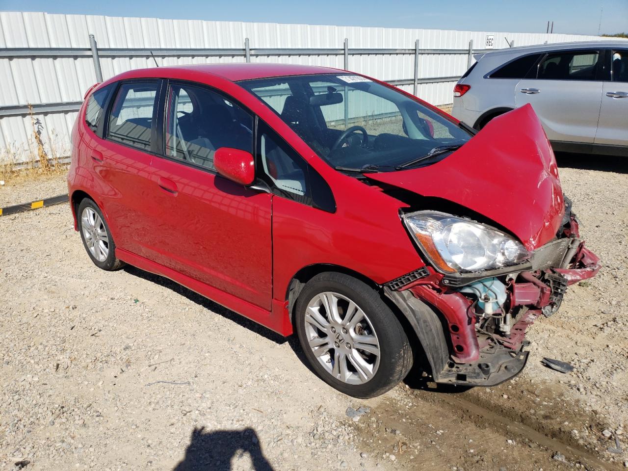 2009 Honda Fit VIN JHMGE88469C002724 Copart auction photo, front end damage thumbnail 4