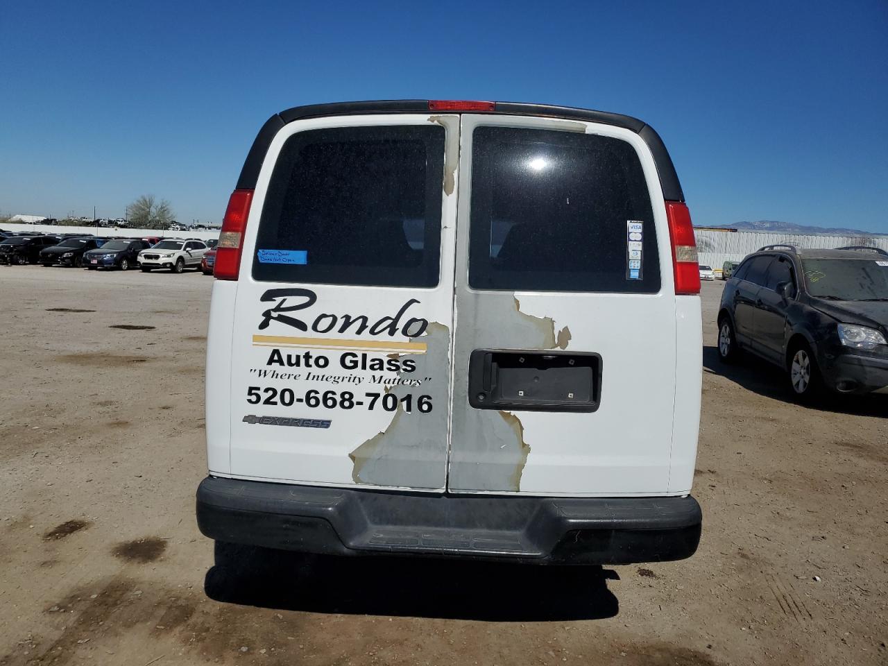 2009 Chevrolet Express VIN 1GCGG25C191115299 Copart auction photo, side / mechanical damage thumbnail 6