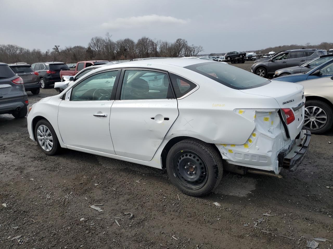 2018 Nissan Sentra VIN 3N1AB7AP1JY283196 Copart auction photo, rear end / side damage thumbnail 2