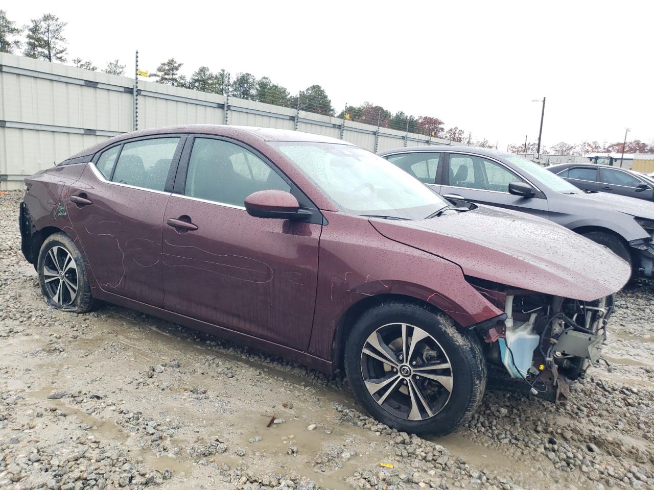2021 Nissan Sentra VIN 3N1AB8CV2MY235910 Copart auction photo, front end / rear end damage thumbnail 4