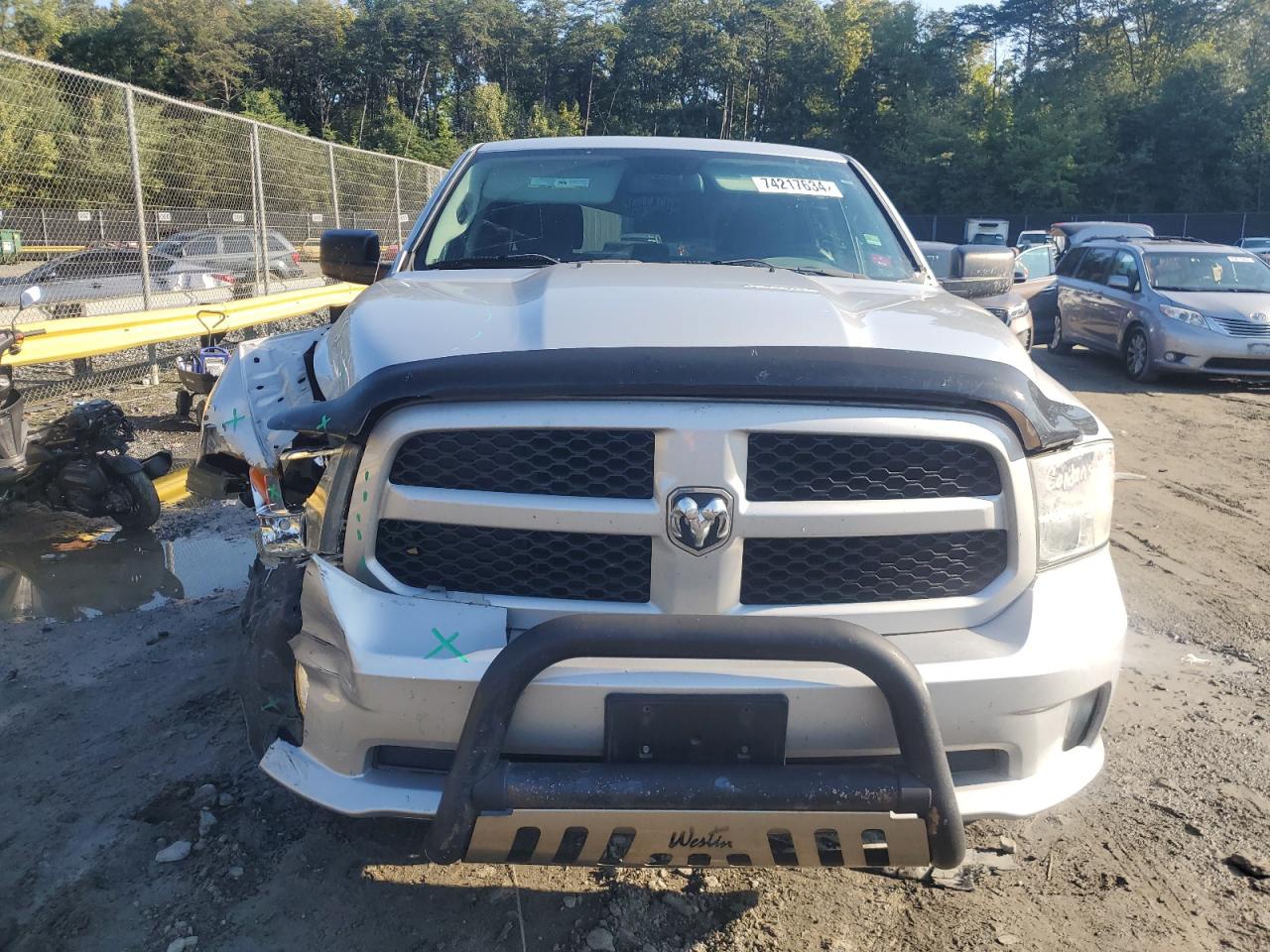 2015 RAM 1500 VIN 1C6RR7KT1FS737788 Copart auction photo, front end damage thumbnail 5