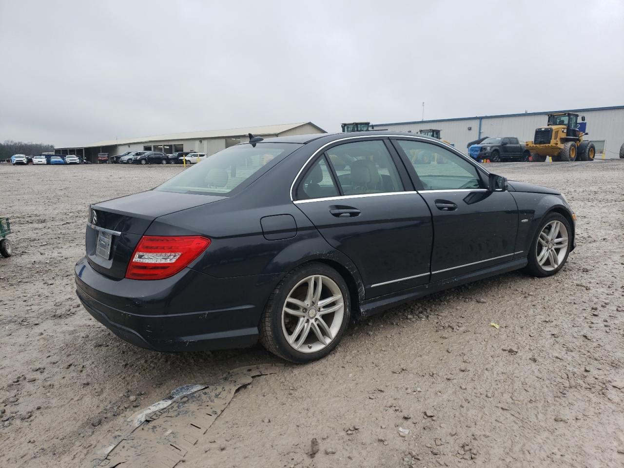 2012 Mercedes-Benz C-klasse VIN WDDGF4HB7CA628247 Copart auction photo, mechanical / minor dent/scratches damage thumbnail 3