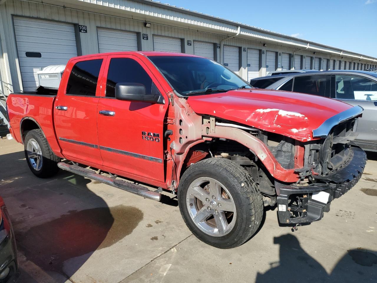 2014 RAM 1500 VIN 1C6RR7KT8ES443254 Copart auction photo, front end / rear end damage thumbnail 4