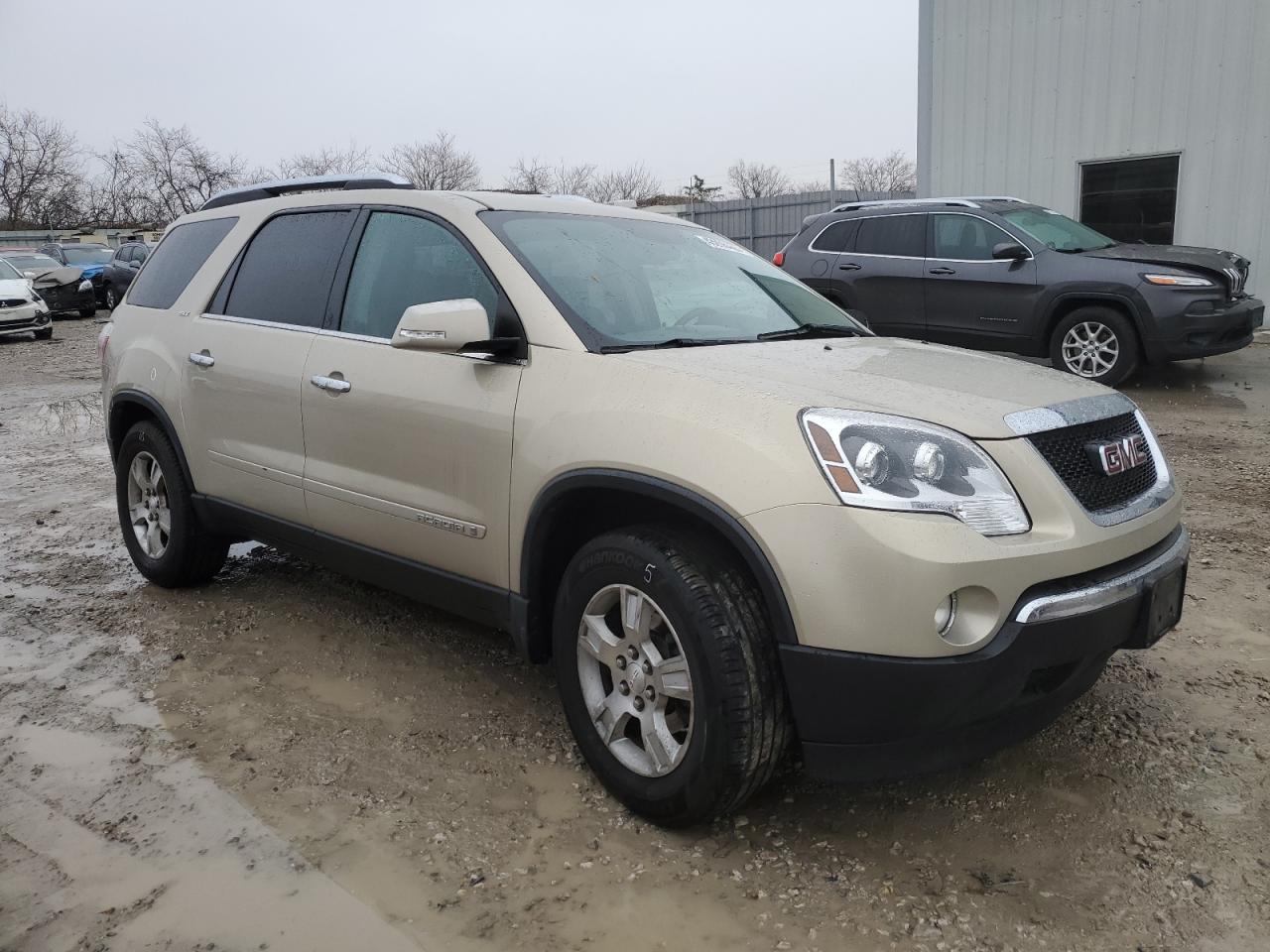 2008 GMC Acadia VIN 1GKER23708J172958 Copart auction photo, rear end / undercarriage damage thumbnail 4