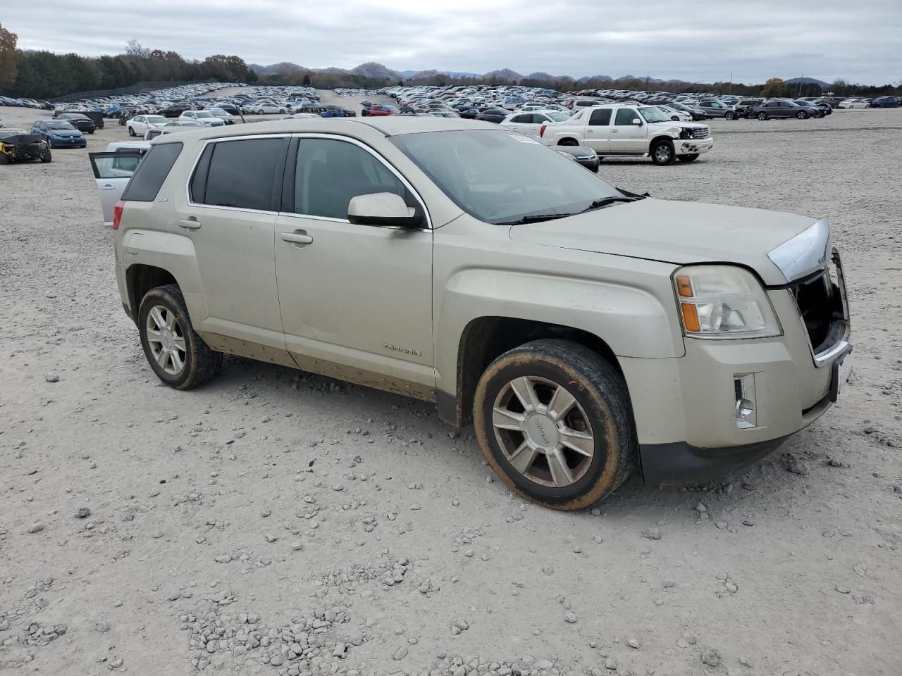 2013 GMC Terrain VIN 2GKALMEK2D6341916 Copart auction photo, front end / all over damage thumbnail 4