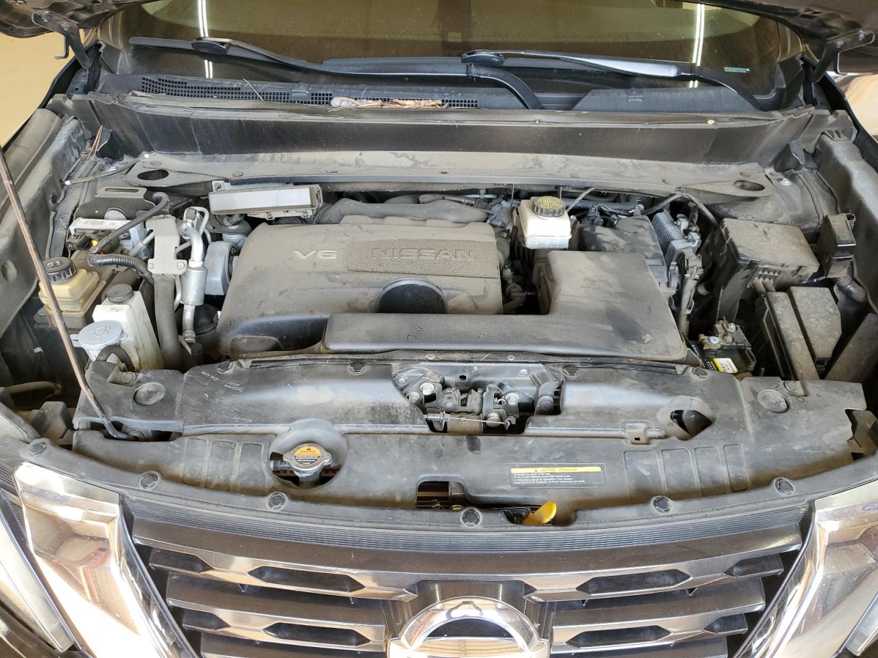 2017 Nissan Pathfinder VIN 5N1DR2MM0HC675949 Copart auction photo, side damage thumbnail 12