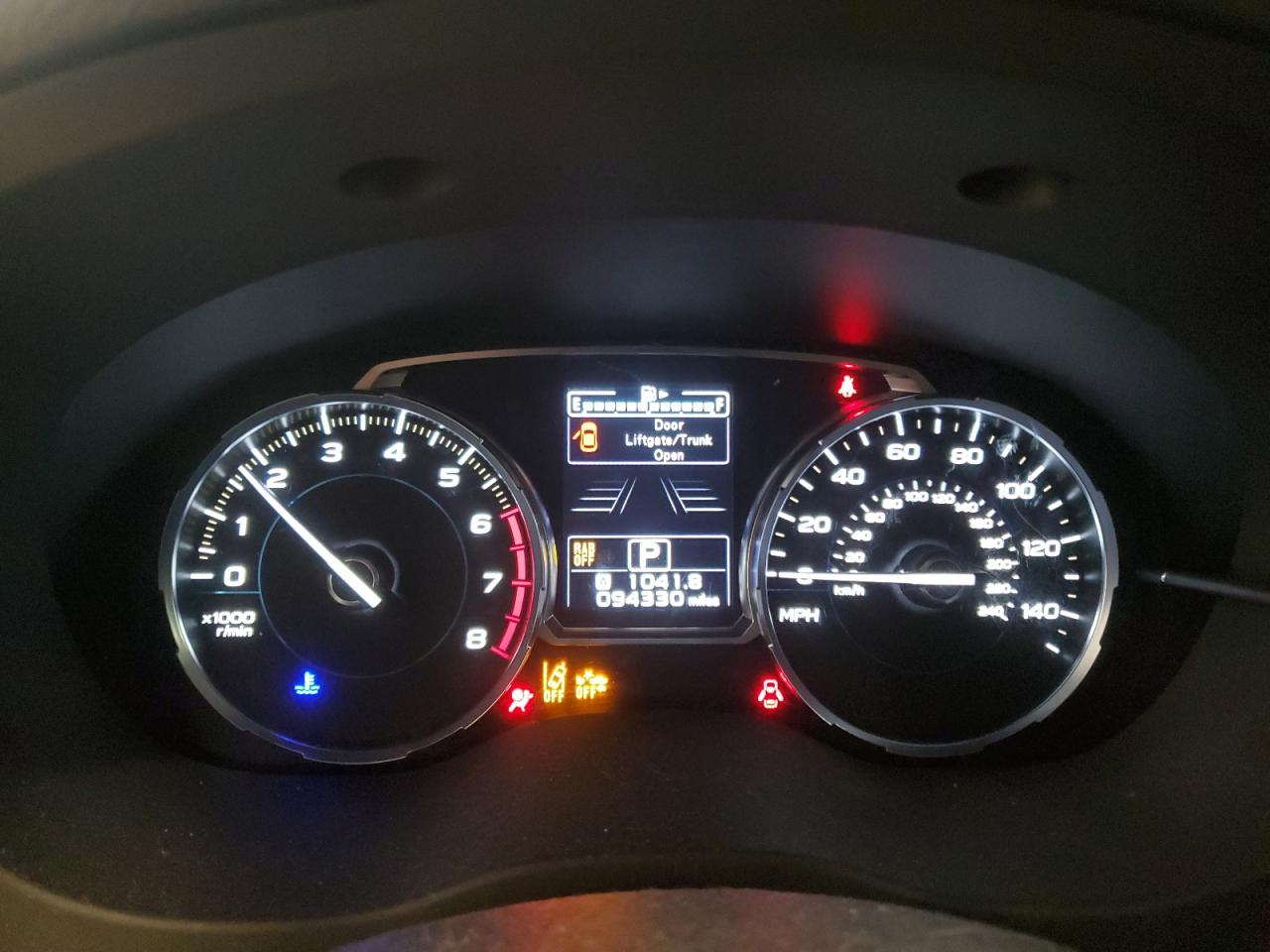 2017 Subaru Forester VIN JF2SJAWC6HH534549 Copart auction photo, rear end / side damage thumbnail 9