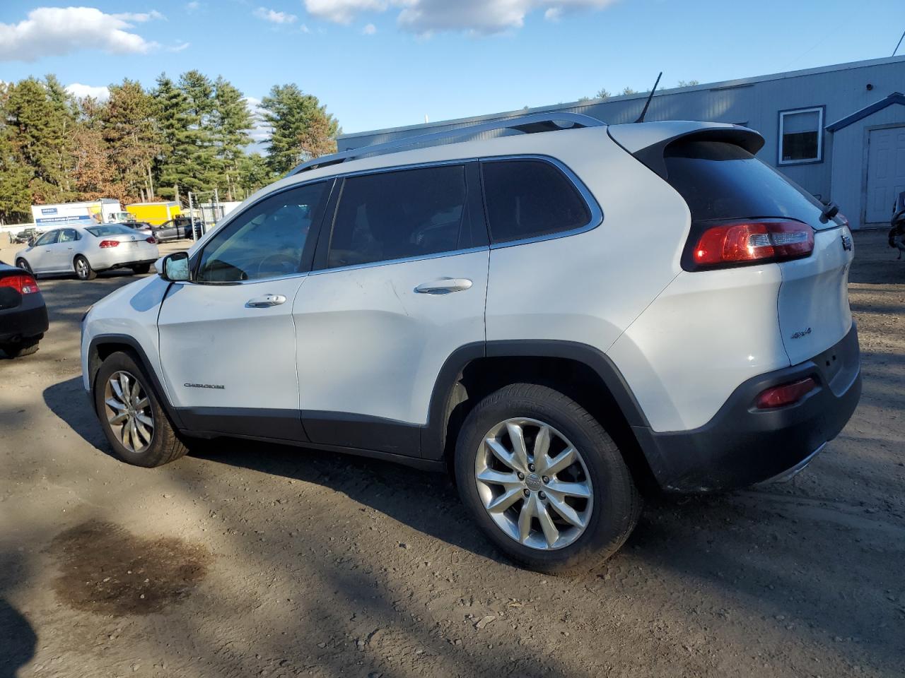 2015 Jeep Grand Cherokee VIN 1C4PJMDS6FW751561 Copart auction photo, front end / side damage thumbnail 2