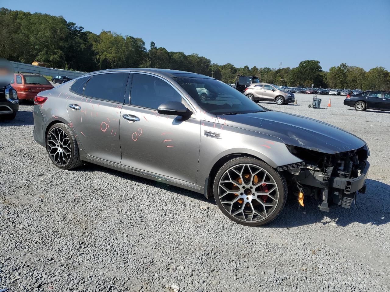 2017 KIA Optima VIN 5XXGV4L23HG126710 Copart auction photo, front end damage thumbnail 4